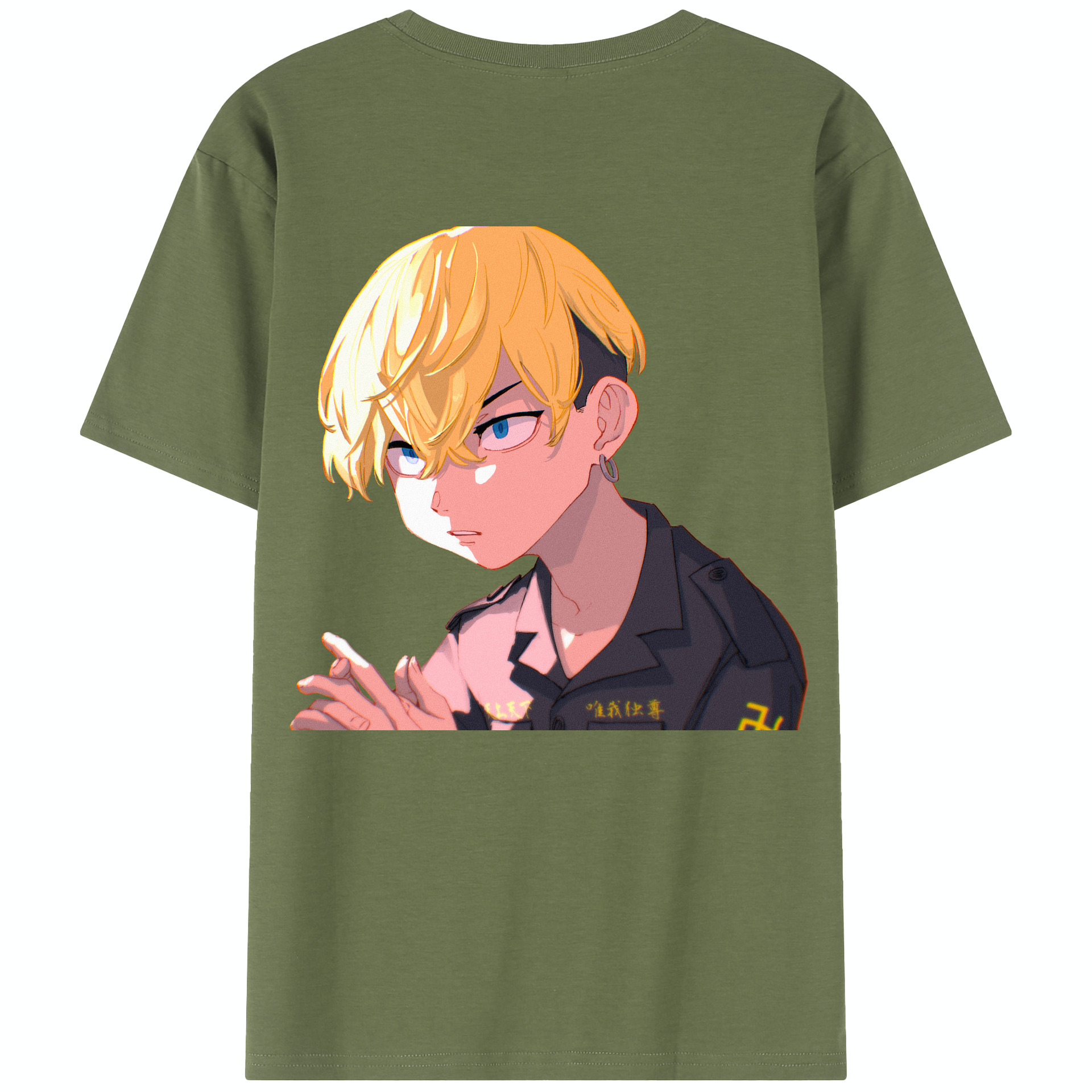 （画像用） 東京リベンジャーズ Tokyo Revengers 綿100％半袖Tシャツ（背面プリント）